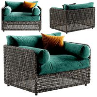 West Elm Coastal armchair