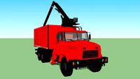 KrAZ-65053 scrap truck