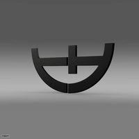 TrendHouse logo3d model