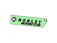 HONLEY MOTORCYCLE LOGO KEYRING by shire