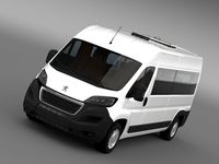 Peugeot Boxer Minibus 20143d model