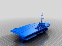 Low Poly Aircraft Carrier A-12 NAE São Paulo by ELRAZ