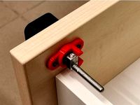 Fingerprint cabinet lock catch for 18mm thick furniture board by Tachion