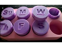 Stackable day/night pill bottles by bruiselee