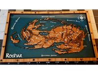 Laser Cut Roshar Map by ZaBetts