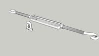 seling - wire rope clips dan turn buckle - kuku macan dan penarik kawat