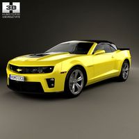 Chevrolet Camaro ZL1 convertible 20143d model