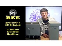 3D Printed 3 Frame Nucleus Bee Hive by PrintableScience
