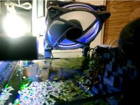 Aquarium 120*120mm fan cooling by Xsiwat