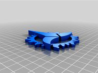 New 3D model for the Klingon Ring of Fire Fleet Logo by Magistus71