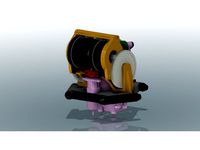 Delta Chimera Aqua LDO Direct Drive Extuder by jegelnaute