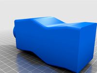 Curved vase by Hennesssy