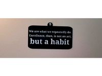 Motivational Wall Plaque  by SayianPrincess