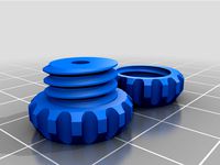 Drybox filament passthrough port by GameFan