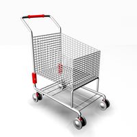 shopping cart3d model