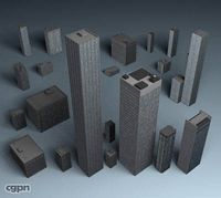 20 skyscraper3d model