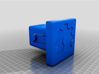 2in receiver hitch cover Open Source Logo by Dajosco