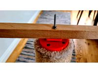 Cat scratching post spinning toy mount by sqrooted