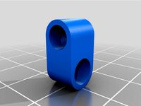 Simple Lightweight Crossfire Immortal-T antenna mount for Geprc Mark 4. by Pezon