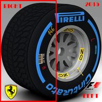 SF15T Wet Rear tyre3d model