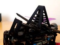 2in1 Fin & GP Mount for racing drones (8 grams) by madlex