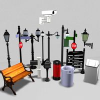 Street Elements Vol.13d model