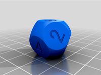 [D8]Truncated Sphere Eight Sided Die by MiYi9155