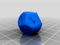 [D10]Truncated Sphere Ten Sided Die by MiYi9155