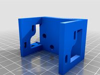 Simple LGX Creality Mosquito mounting solution / Cooling duct (40mm cooling duct coming soon) by TheInappropriateMaker