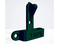 Wall mount for tape measures by cidermonster