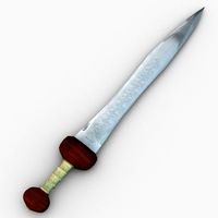 Roman gladius sword3d model