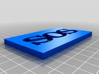 SOS Schild by DirksBastelbude