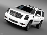 Cadillac Escalade 2011 Platinum3d model