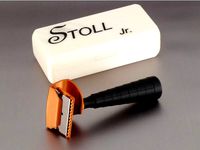 GEM Single Edge Safety Razor "Stoll Jr. SE" Lather Catcher with Case by rogerquin