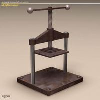 Screw Press3d model