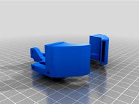 CR-10 50 x 15 Double Blower Fan Fang Mount remix with BLTouch by ratherbe_flyin
