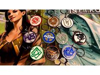 Android Netrunner Faction Keychains by tradenmyr