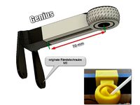 PTFE Tube Filament Guide, Remix for Artillery Genius by Hans-G