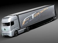 Mercedes-Benz FT 2025 Future Truck with trailer3d model