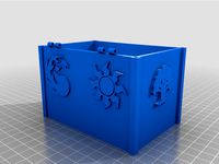 Commander Deck Box with hinged lid and magnets by Seablade