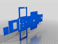 Ender 5 Plus - 6mm MDF laser cut enclosure by gigabitddr5