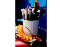 Simple 100mm wide Pen Marker Pencil Brush Cup by dboymuthafuqa