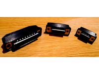 DB9, DB15, DB25 Connector Low Profile Housing Shell Backshell by timangus