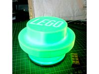 Led lamp  -  Lego stud by bollibe