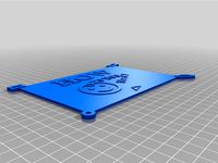 Template plate for info_rating_fun - OpenScad by stollew