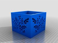 candle holder Mandala shadow by Klusatelier