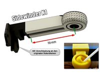 PTFE Tube Filament Guide, Remix for Sidewinder X1 by Hans-G