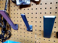 Large Angled Pegboard Tape Holder by Badadz