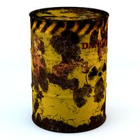 Model rusty barrel