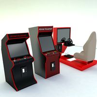 Commercial arcade machine
